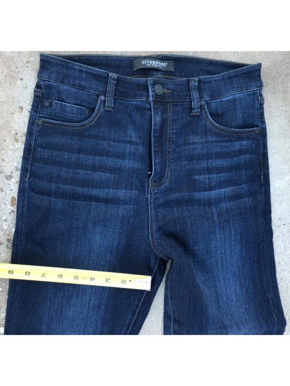 Liverpool Los Angeles Jeans Womens 29/8 Blue Skinny ECO Logical Mid Rise Denim